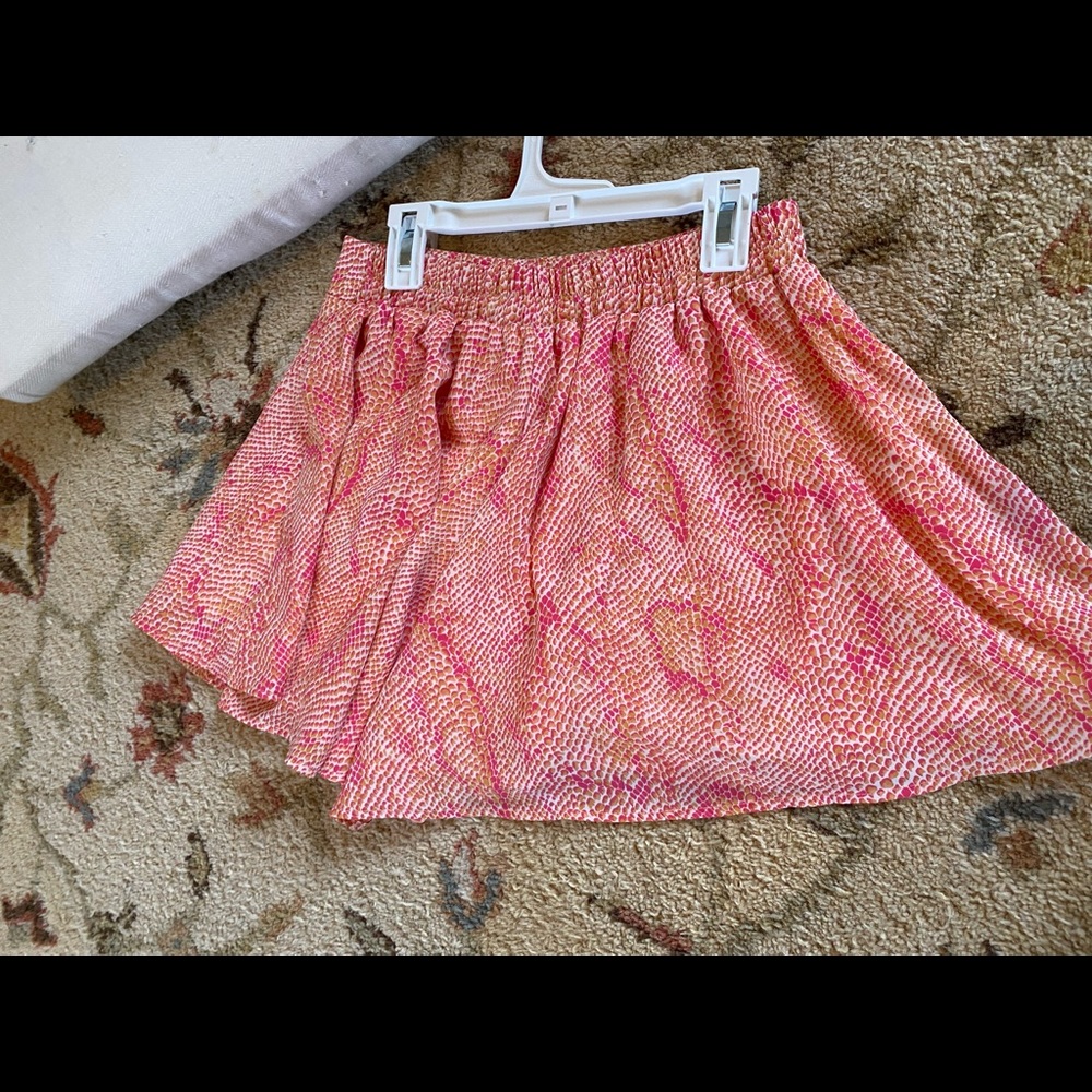 pink snakeskin shorts